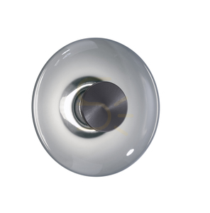 Nástěnné a stropní LED svítidlo Paul Neuhaus PURE VITRUM 6082-15, šedé, kouřové sklo, 22 cm small 32