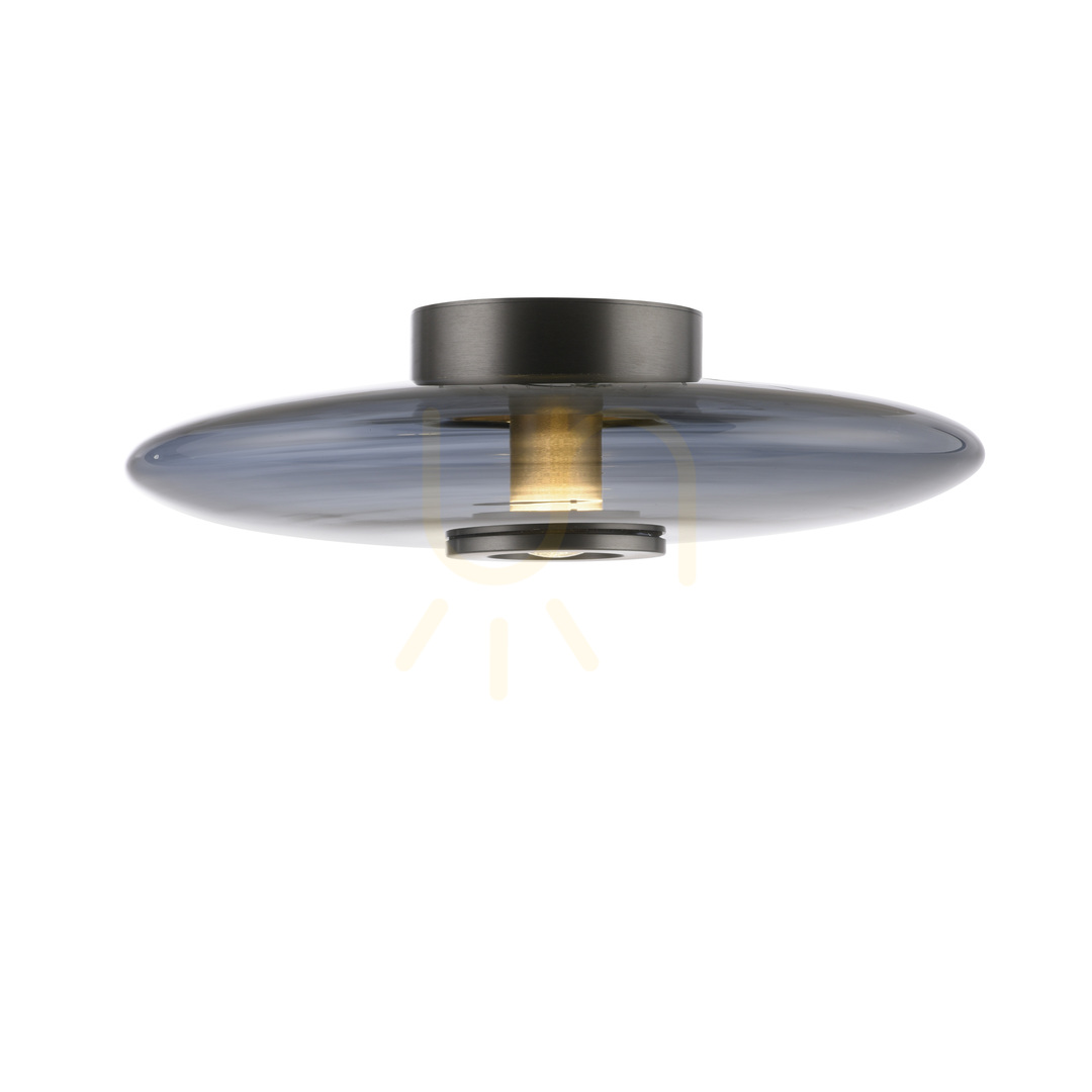 Náhled PURE VITRUM 6083-15 Stropní svítidlo, šedé, 2xLED PURE VITRUM 6083-15 Stropní svítidlo, šedé, 2xLED