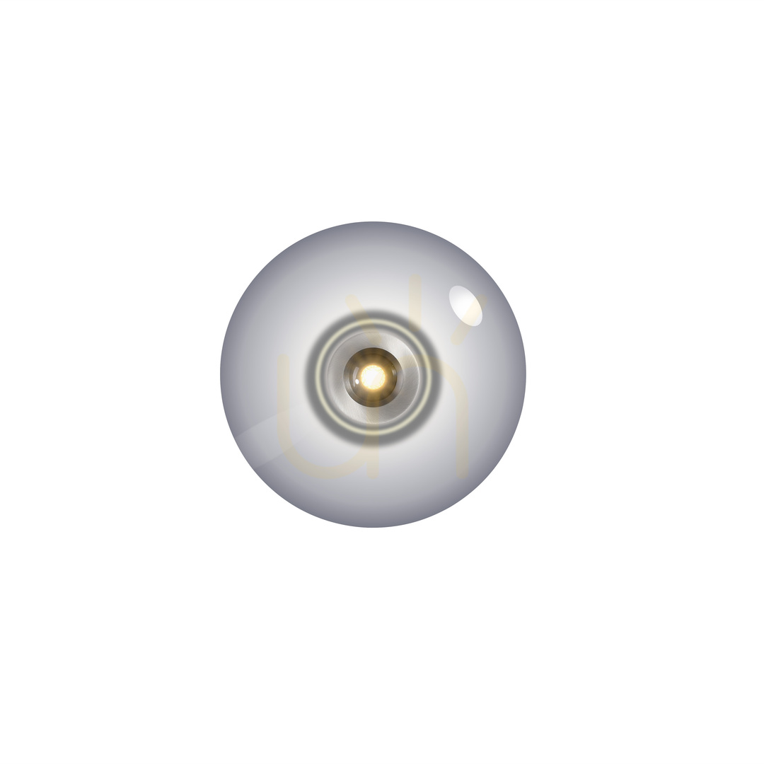 Pohled PURE VITRUM 6083-15 Stropní svítidlo, šedé, 2xLED PURE VITRUM 6083-15 Stropní svítidlo, šedé, 2xLED