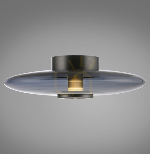 Kontrola PURE VITRUM 6083-15 Stropní svítidlo, šedé, 2xLED