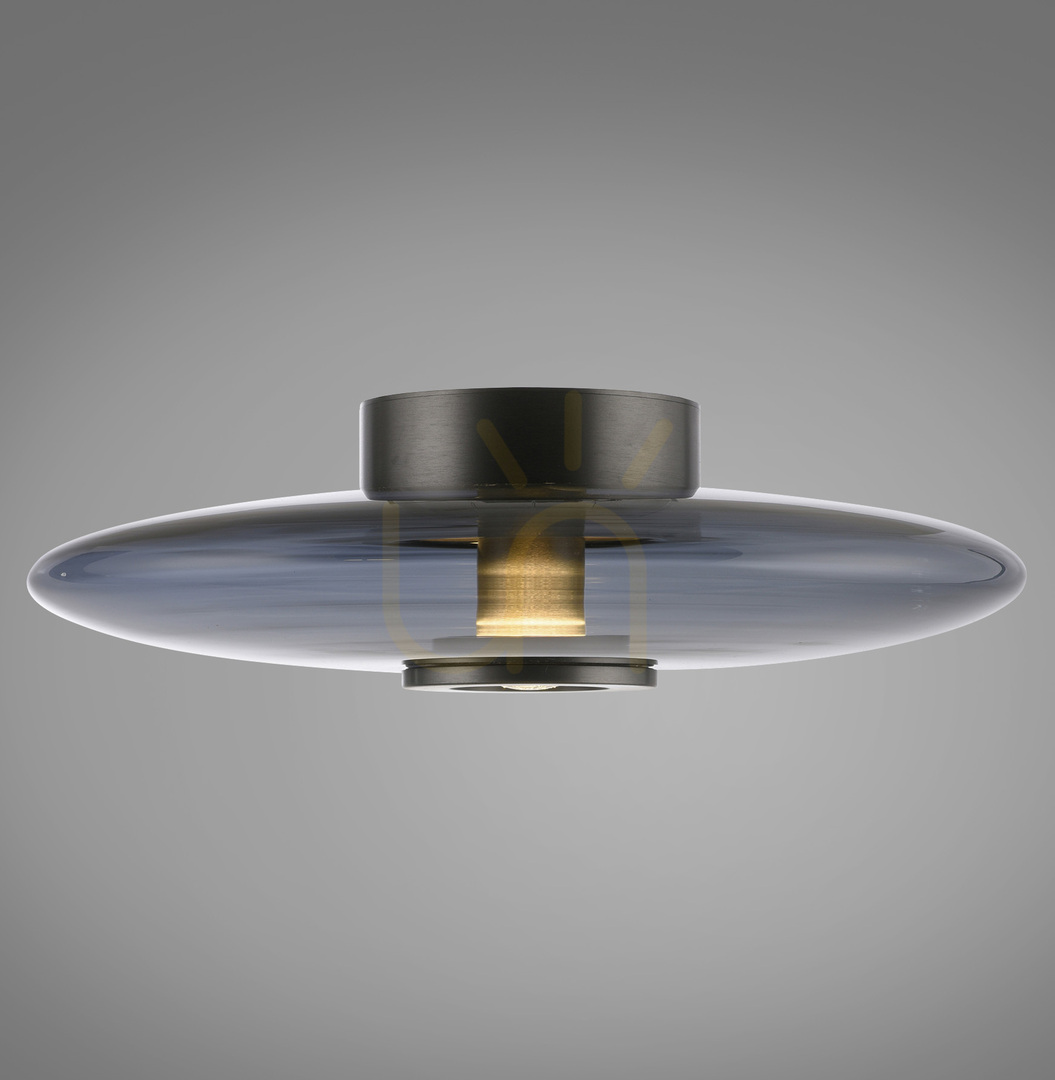 Kontrola PURE VITRUM 6083-15 Stropní svítidlo, šedé, 2xLED PURE VITRUM 6083-15 Stropní svítidlo, šedé, 2xLED