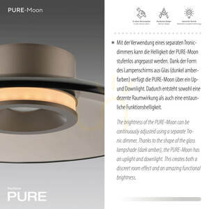 PURE MOON 6094-97 Hnědé stropní svítidlo, 2xLED 3 PURE MOON 6094-97 Hnědé stropní svítidlo, 2xLED small 3