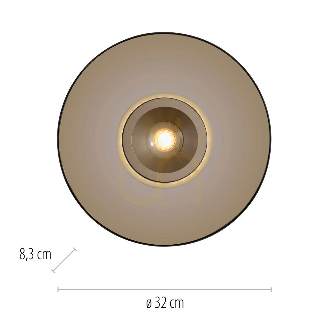 Zobrazit PURE MOON 6094-97 Hnědé stropní svítidlo, 2xLED PURE MOON 6094-97 Hnědé stropní svítidlo, 2xLED