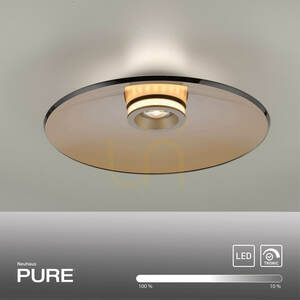 PURE MOON 6095-97 Hnědé stropní svítidlo, 2xLED small 13