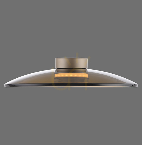 Kontrola PURE MOON 6095-97 Hnědé stropní svítidlo, 2xLED