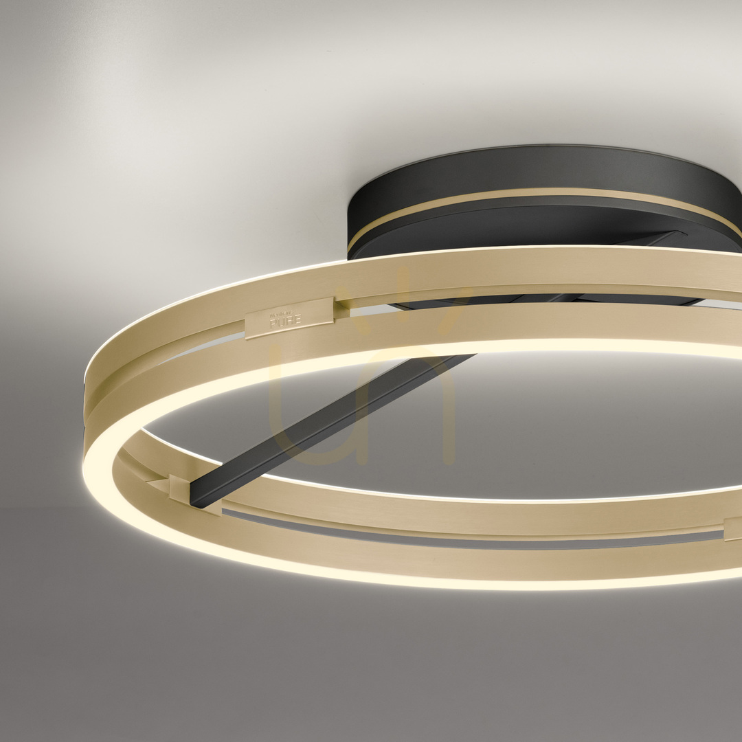 Pohled PURE LOOP 6552-68 Černé stropní svítidlo, 2xLED PURE LOOP 6552-68 Černé stropní svítidlo, 2xLED
