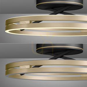 PURE LOOP 6552-68 Černé stropní svítidlo, 2xLED 19 PURE LOOP 6552-68 Černé stropní svítidlo, 2xLED small 19
