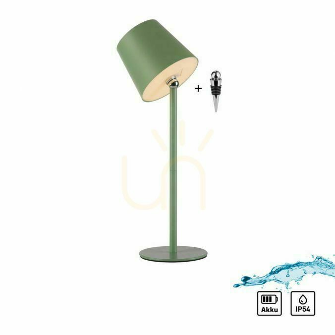 Pohled BOTERIA 19251-43 Zelená stolní lampa s 1 LED diodou BOTERIA 19251-43 Zelená stolní lampa s 1 LED diodou