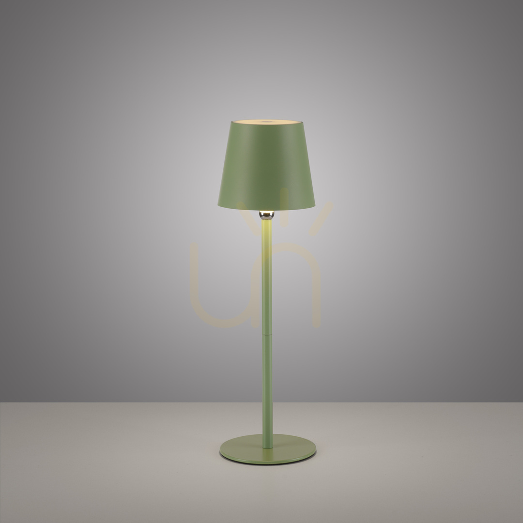Pohled BOTERIA 19251-43 Zelená stolní lampa s 1 LED diodou BOTERIA 19251-43 Zelená stolní lampa s 1 LED diodou