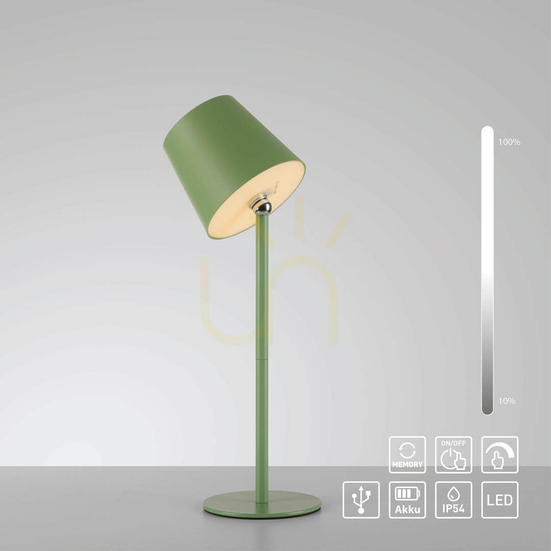 Zobrazit BOTERIA 19251-43 Zelená stolní lampa s 1 LED diodou BOTERIA 19251-43 Zelená stolní lampa s 1 LED diodou