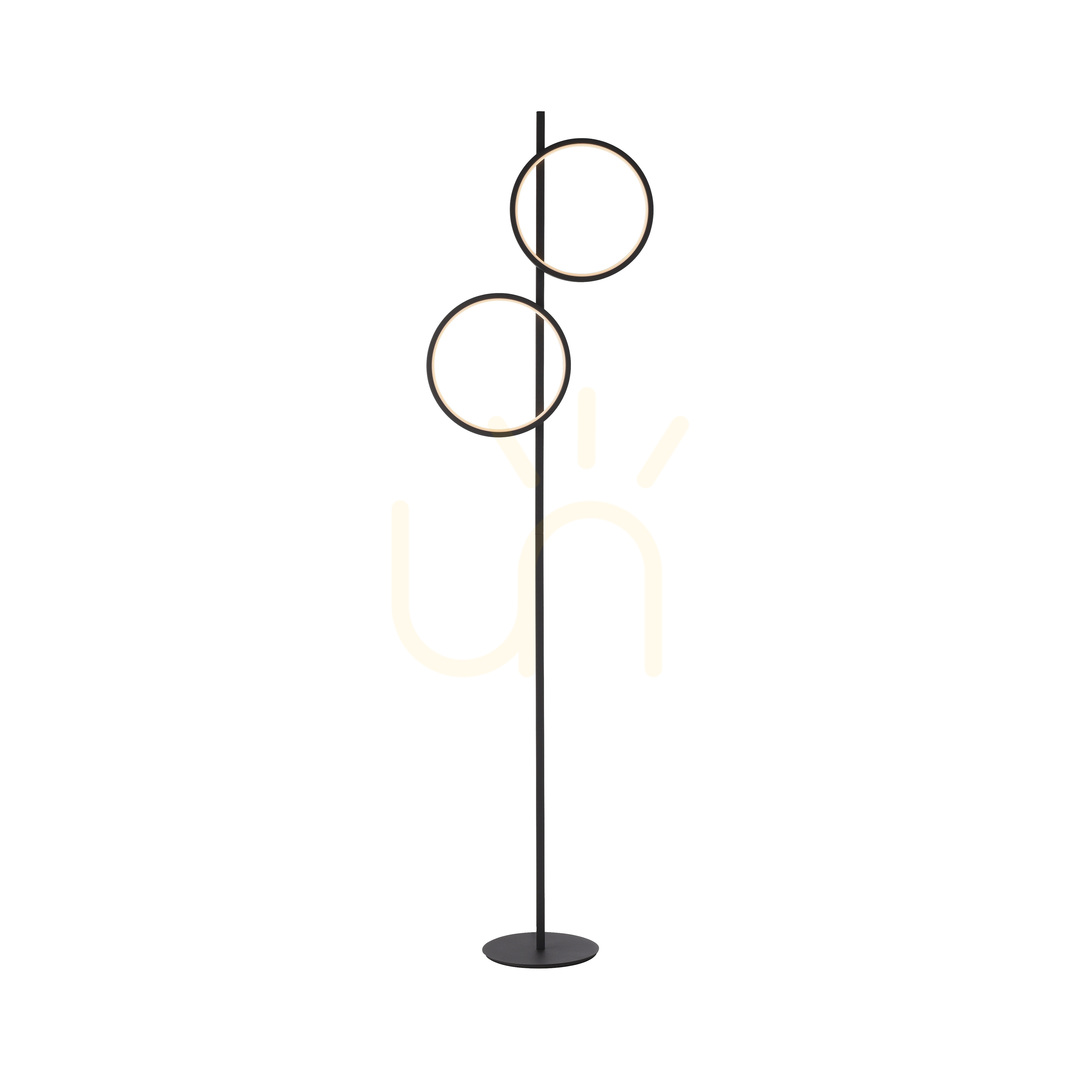 Pohled Stojací lampa MINI RITUS 15396-18, černá, 2xLED Stojací lampa MINI RITUS 15396-18, černá, 2xLED