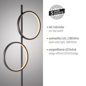 Stojací lampa MINI RITUS 15396-18, černá, 2xLED 4 Stojací lampa MINI RITUS 15396-18, černá, 2xLED small 4