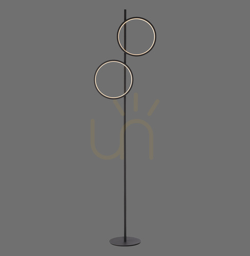 Kontrola Stojací lampa MINI RITUS 15396-18, černá, 2xLED