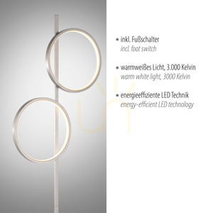Stojací lampa MINI RITUS 15396-21, stříbrná, 2xLED 3 Stojací lampa MINI RITUS 15396-21, stříbrná, 2xLED small 3