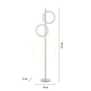 Stojací lampa MINI RITUS 15396-21, stříbrná, 2xLED 8 Stojací lampa MINI RITUS 15396-21, stříbrná, 2xLED small 8