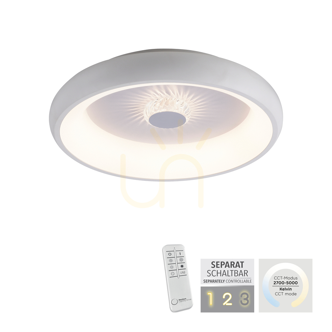 Pohled Stropní svítidlo VERTIGO 14384-16, bílé, 1xLED Stropní svítidlo VERTIGO 14384-16, bílé, 1xLED