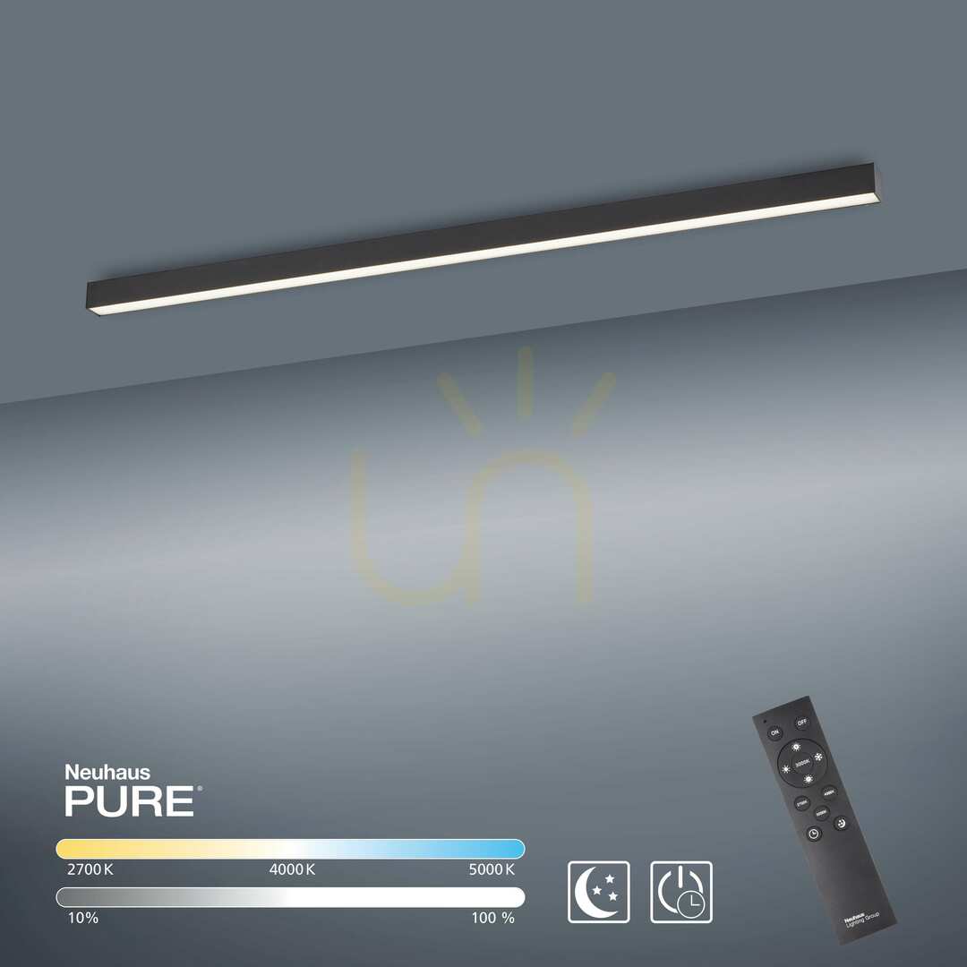 Zobrazit Stropní svítidlo PURE-LINES 6021-13, antracitová barva, 1xLED Stropní svítidlo PURE-LINES 6021-13, antracitová barva, 1xLED