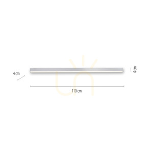 PURE-LINES 6021-95 Stropní svítidlo, stříbrné, 1xLED small 7