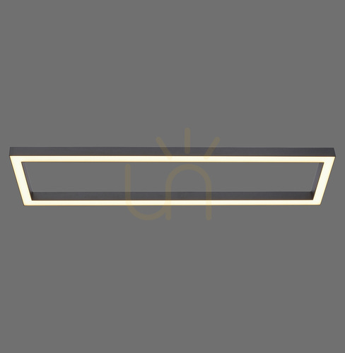Kontrola Stropní svítidlo PURE-LINES 6023-13, antracitová, 1xLED