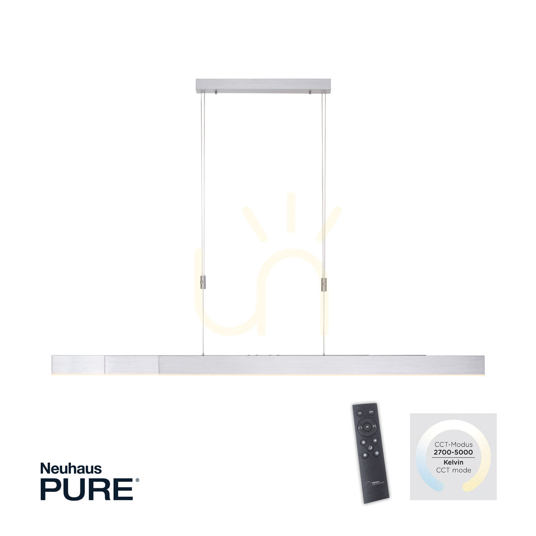Pohled PURE-MOTO 2525-95 Stříbrné závěsné svítidlo se 3 LED diodami PURE-MOTO 2525-95 Stříbrné závěsné svítidlo se 3 LED diodami