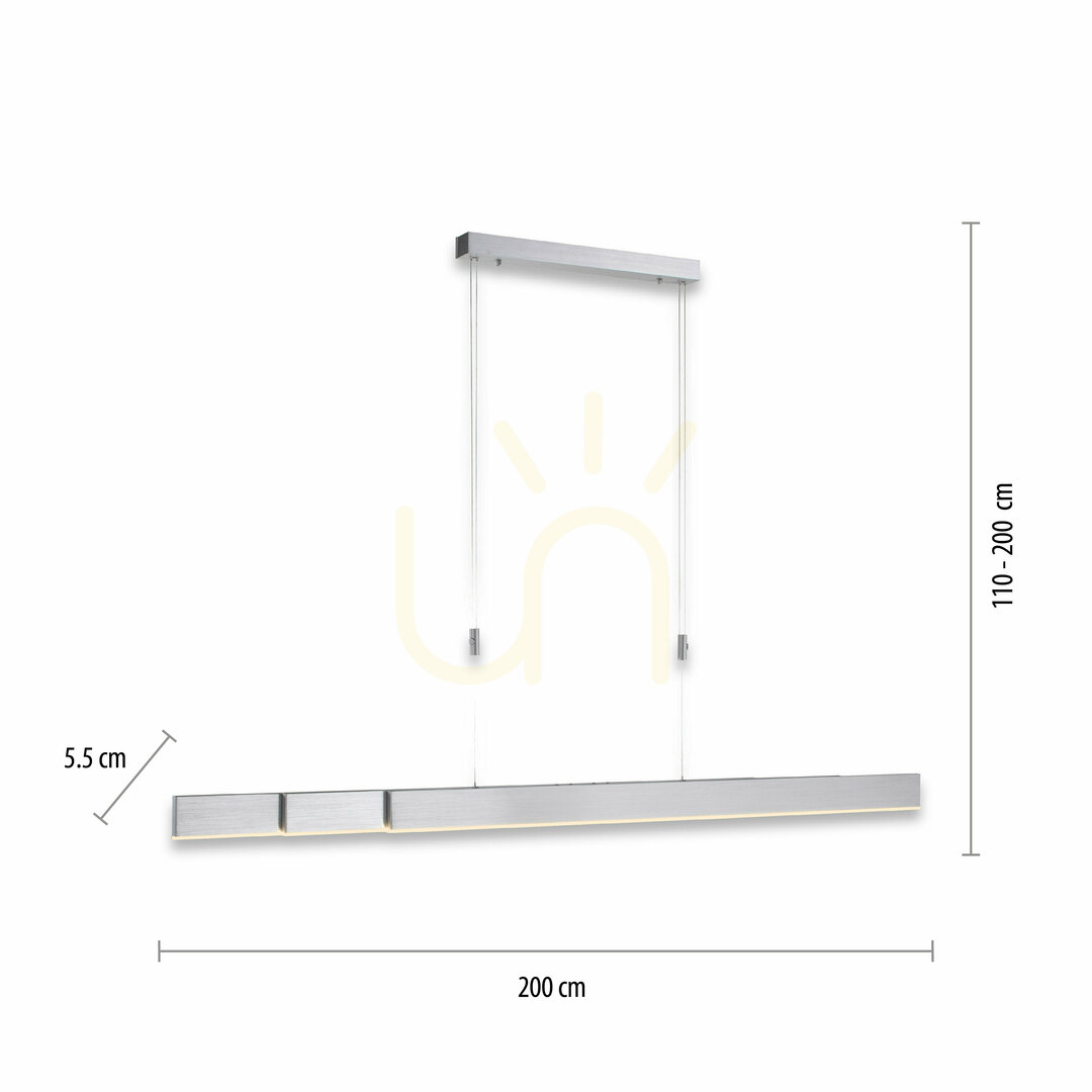 Náhled PURE-MOTO 2525-95 Stříbrné závěsné svítidlo se 3 LED diodami PURE-MOTO 2525-95 Stříbrné závěsné svítidlo se 3 LED diodami