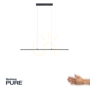 PURE-LITE 8375-13 antracitové závěsné svítidlo s 1 LED žárovkou small 1