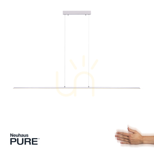 PURE-LITE 8377-55 Stříbrné závěsné svítidlo s 1 LED žárovkou 1 PURE-LITE 8377-55 Stříbrné závěsné svítidlo s 1 LED žárovkou small 1
