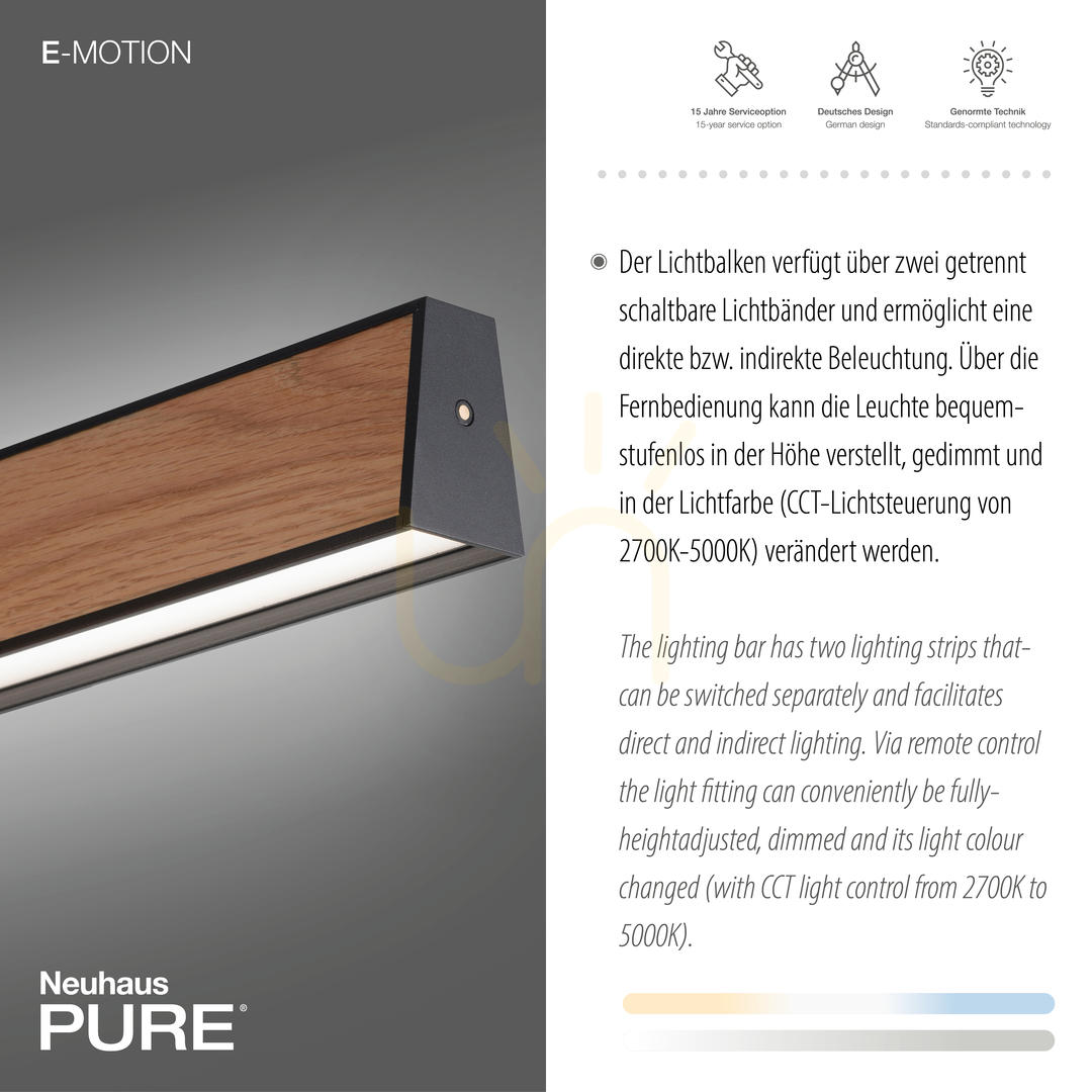 Zobrazit PURE E-MOTION 2570-79 Černé závěsné svítidlo s 2 LED diodami PURE E-MOTION 2570-79 Černé závěsné svítidlo s 2 LED diodami