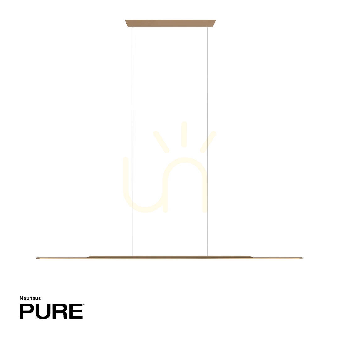 Pohled PURE SURFACE 2301-97 Hnědé závěsné svítidlo s 1 LED diodou PURE SURFACE 2301-97 Hnědé závěsné svítidlo s 1 LED diodou