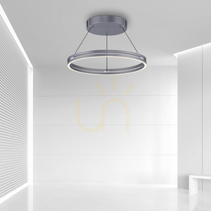 PURE E-LOOP 2551-15 Šedé závěsné svítidlo s 2 LED diodami small 11