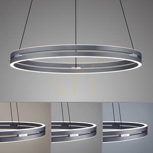 PURE E-LOOP 2551-15 Šedé závěsné svítidlo s 2 LED diodami small 5