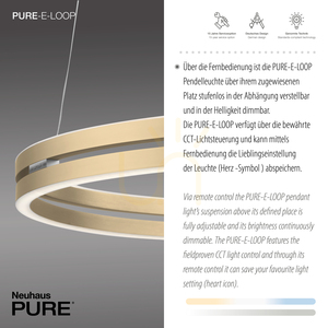 PUREE-LOOP 2551-60 Mosazné závěsné svítidlo se 2 LED diodami 3 PUREE-LOOP 2551-60 Mosazné závěsné svítidlo se 2 LED diodami small 3