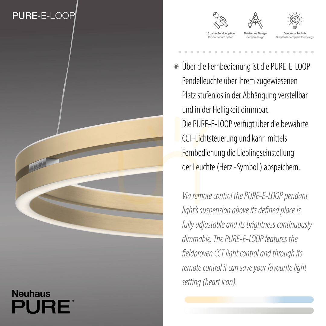 Zobrazit PUREE-LOOP 2551-60 Mosazné závěsné svítidlo se 2 LED diodami PUREE-LOOP 2551-60 Mosazné závěsné svítidlo se 2 LED diodami