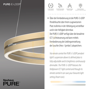 PUREE-LOOP 2551-60 Mosazné závěsné svítidlo se 2 LED diodami 4 PUREE-LOOP 2551-60 Mosazné závěsné svítidlo se 2 LED diodami small 4