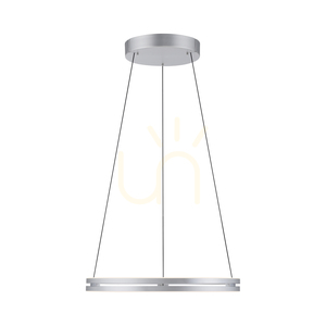 PUREE-LOOP 2551-95 Stříbrné závěsné svítidlo se 2 LED diodami small 16