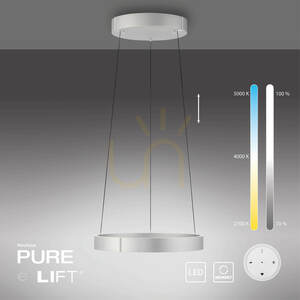 PURE E-CLIPSE 2560-95 Stříbrné závěsné svítidlo se 2 LED diodami 11 PURE E-CLIPSE 2560-95 Stříbrné závěsné svítidlo se 2 LED diodami small 11
