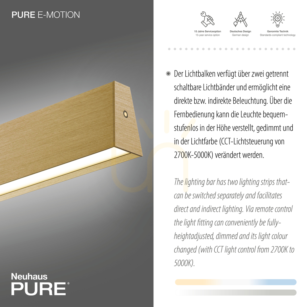 Zobrazit PURE E-MOTION 2570-60 Mosazné závěsné svítidlo se 2 LED diodami PURE E-MOTION 2570-60 Mosazné závěsné svítidlo se 2 LED diodami