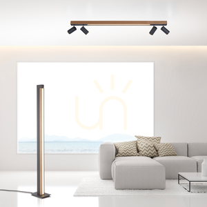 Stojací lampa PURE-LINES 451-79, dřevo, 1xLED small 12