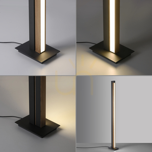 Stojací lampa PURE-LINES 451-79, dřevo, 1xLED small 14