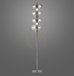 Stojací lampa 557-15 šedá 12xLED small 0