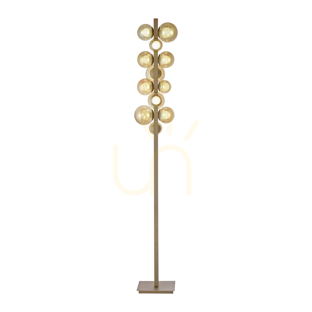 Zobrazit Stojací lampa POPUP 557-97, hnědá, 12 LED diod Stojací lampa POPUP 557-97, hnědá, 12 LED diod