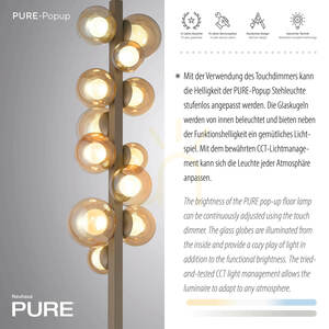 Stojací lampa POPUP 557-97, hnědá, 12 LED diod 4 Stojací lampa POPUP 557-97, hnědá, 12 LED diod small 4