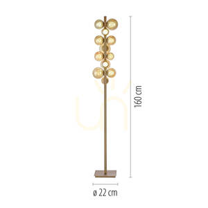 Stojací lampa POPUP 557-97, hnědá, 12 LED diod 8 Stojací lampa POPUP 557-97, hnědá, 12 LED diod small 8