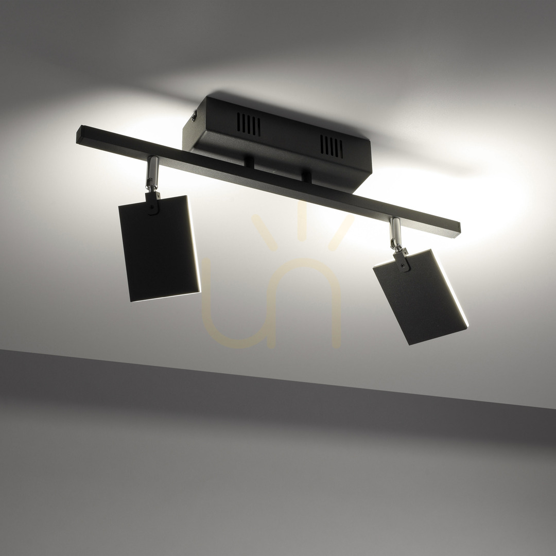 Zobrazit PURE-MIRA 6354-18 Černé stropní svítidlo se 2 LED diodami PURE-MIRA 6354-18 Černé stropní svítidlo se 2 LED diodami