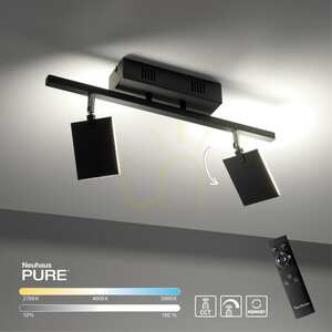 PURE-MIRA 6354-18 Černé stropní svítidlo se 2 LED diodami 9 PURE-MIRA 6354-18 Černé stropní svítidlo se 2 LED diodami small 9