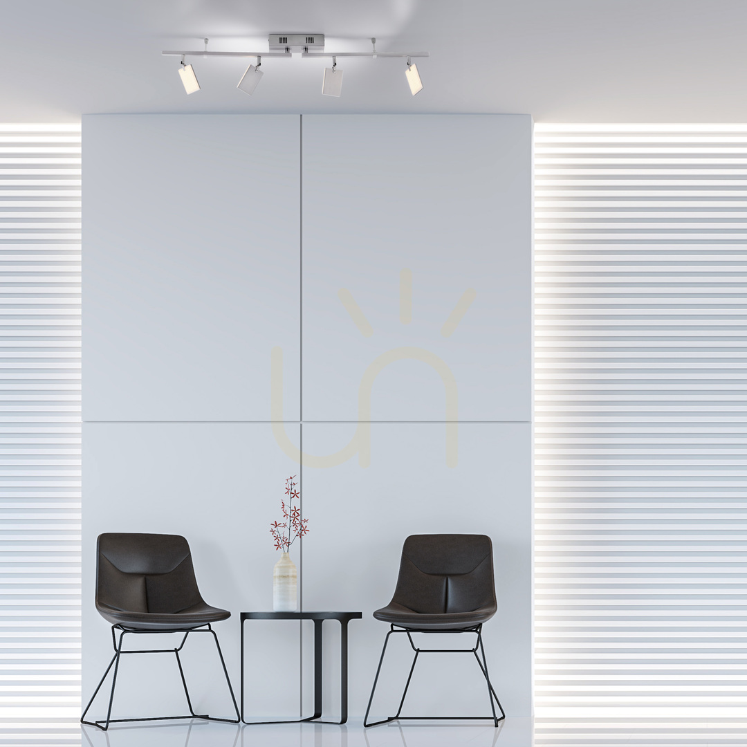 Náhled PURE-MIRA 6356-95 Stropní svítidlo se 4 LED diodami, stříbrné PURE-MIRA 6356-95 Stropní svítidlo se 4 LED diodami, stříbrné