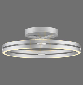 PURE LOOP 6552-95 Stropní svítidlo, stříbrné, 2xLED 0 PURE LOOP 6552-95 Stropní svítidlo, stříbrné, 2xLED small 0