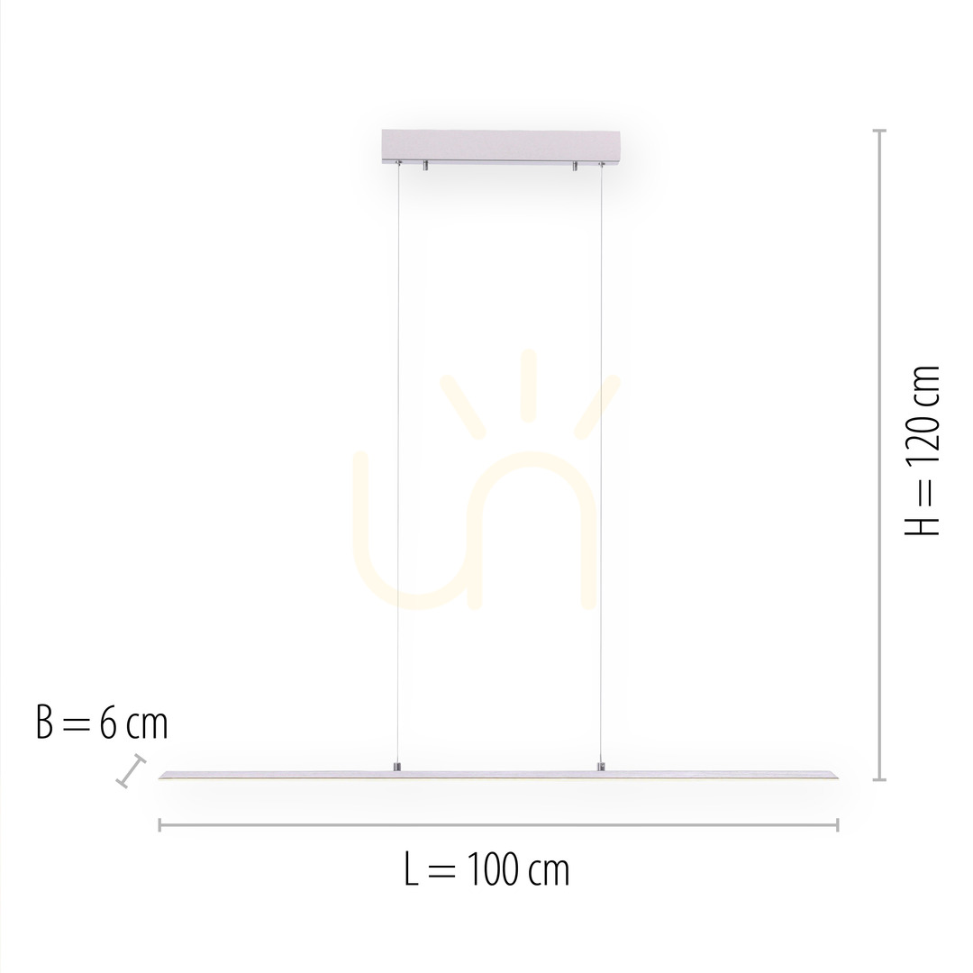 Náhled PURE-LITE 8375-55 Stříbrné závěsné svítidlo s 1 LED diodou PURE-LITE 8375-55 Stříbrné závěsné svítidlo s 1 LED diodou