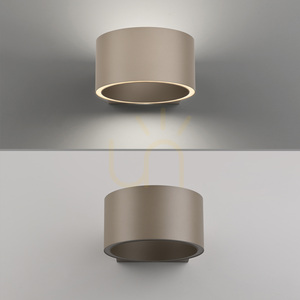 PURE CLIPSE 8561-97 Hnědé nástěnné svítidlo s 2 LED diodami 15 PURE CLIPSE 8561-97 Hnědé nástěnné svítidlo s 2 LED diodami small 15