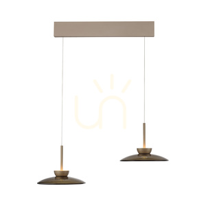 PURE MOON 2194-97 Hnědé závěsné svítidlo se 4 LED diodami small 12